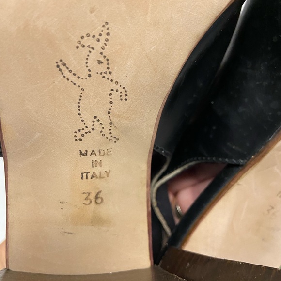 Marni Peep Toe Heeled Penny Loafers - Picture 10 of 11